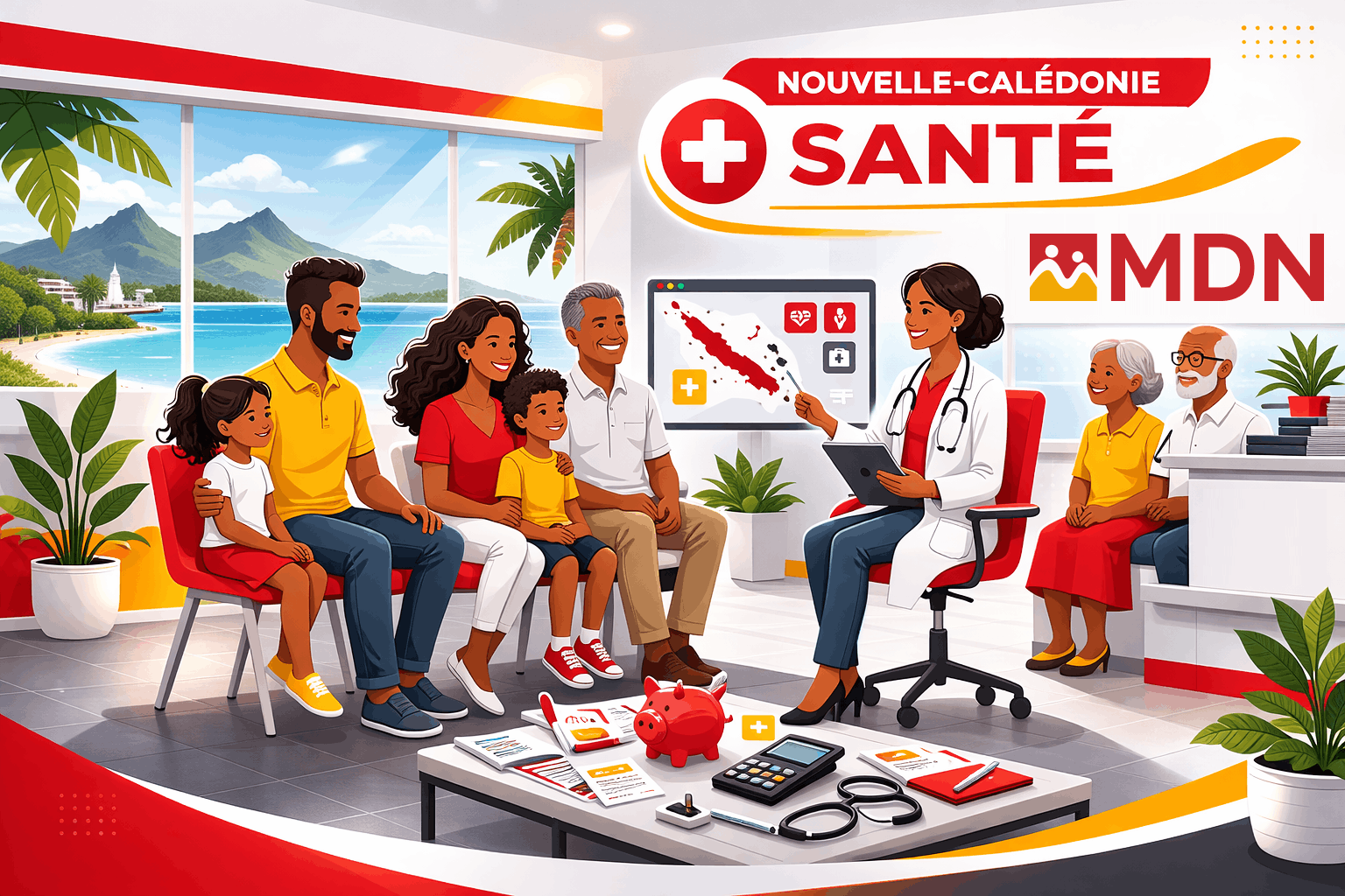 reste à charge santé Nouvelle-Calédonie CAFAT mutuelle MDN